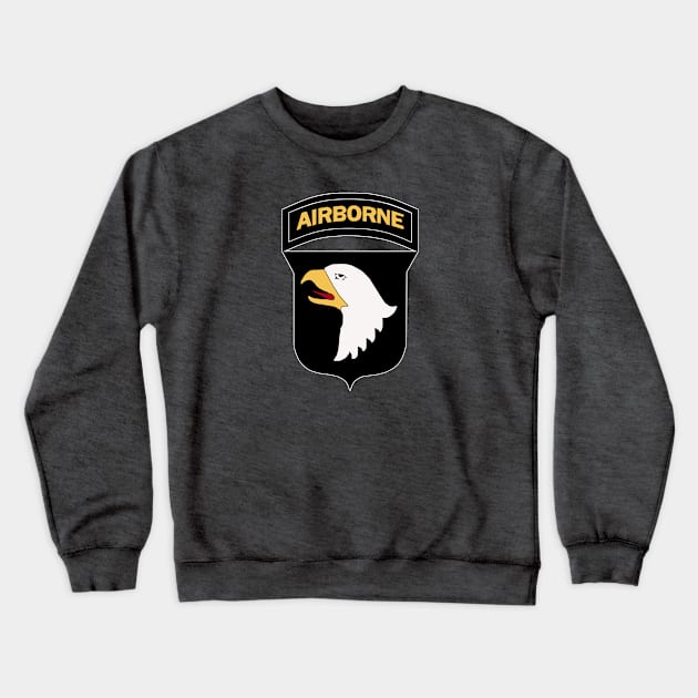 101st Airborne Division Insignia Crewneck Sweatshirt by Trent Tides